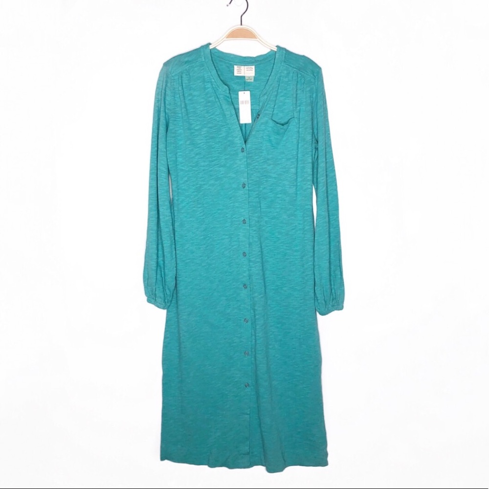 New Anthropologie Delfina Midi Shirtdress Small